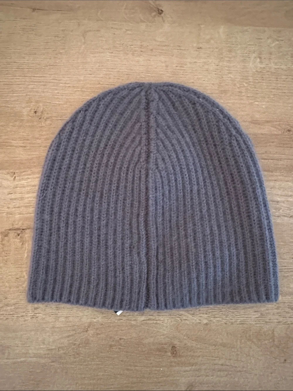 NWT Babaton Aritzia Cashmere Grey Winter Hat Beanie Ribbed Knit